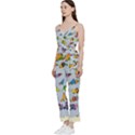 Fish Ocean Sea Water Diving Blue V-Neck Camisole Jumpsuit View2