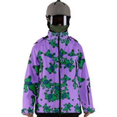 Grateful Dead Bears  Pattern Men s Zip Ski And Snowboard Waterproof Breathable Jacket by Perong