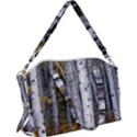 White Birch Trees Autumn Canvas Crossbody Bag View1