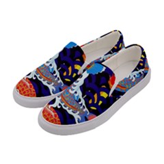 Koi Fish Traditional Japanese Art Women s Canvas Slip Ons by Perong