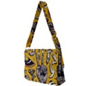 Yellow Template Design Full Print Messenger Bag (S) View2