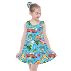 Summer Pattern Seamless Kids  Summer Dress by Perong
