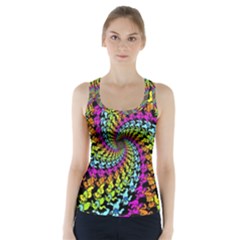 3d Grateful Dead 90 s Neon Dancing Bears Racer Back Sports Top by Perong