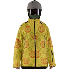 Art Pattern Design Background Men s Zip Ski And Snowboard Waterproof Breathable Jacket by Perong