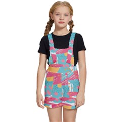 Background Abstract Kids  Short Overalls by Salmanaz77