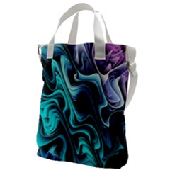 Nature Water Wave Architecture Canvas Messenger Bag by Salmanaz77