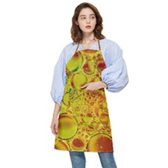 Oil Drop Water Oil Abstract Oily Pocket Apron by Salmanaz77