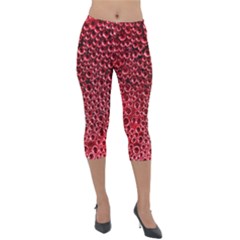 Drops Water Drops Trypophobia Lightweight Velour Capri Leggings  by Salmanaz77