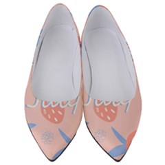 July Summer Strawberry Pink Berry Women s Low Heels by Grandong