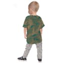 Seamless Pattern Pattern Leaves Kids  Raglan T-Shirt View2