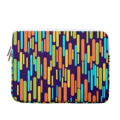 Illustration Abstract Line 13  Vertical Laptop Sleeve Case With Pocket by anzea