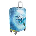 Dolphin Blue Sea Fantasy Luggage Cover (Small) View2