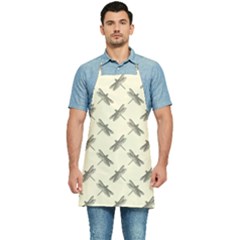 Dragonfy Insect Pattern Kitchen Apron by Maspions