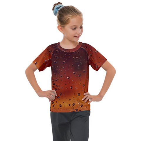 Water Drops, Lui, Amazing Kids  Mesh Piece T-shirt by kyorashop23