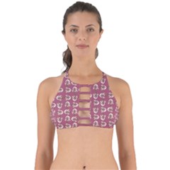 Whimsy Chickens Pattern Perfectly Cut Out Bikini Top by dflcprintsclothing