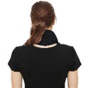 Plain Black Black Face Covering Bandana (Triangle) View2