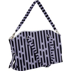 Texture, Stripes, Pattern Canvas Crossbody Bag by kyorashop23