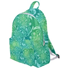 Retro Flower Pattern Design Batik The Plain Backpack by Posterlux