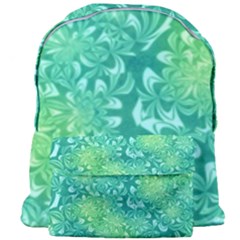 Retro Flower Pattern Design Batik Giant Full Print Backpack by Posterlux