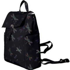 Background Pattern Dragonfly Buckle Everyday Backpack by Posterlux