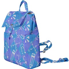 Background Abstract Texture Pattern Buckle Everyday Backpack by Posterlux