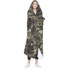 Camouflage Army Survival Uniform Wearable Blanket by Posterlux