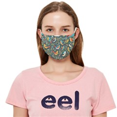 Birds Pattern Flowers Whimsical Cloth Face Mask (adult) by Salmanaz77