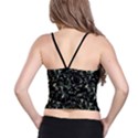 Precision Pursuit: Hunting Motif Camouflage Pattern Spaghetti Strap Bra Top View2