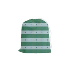 Pattern Triangle Drawstring Pouch (small) by anzea