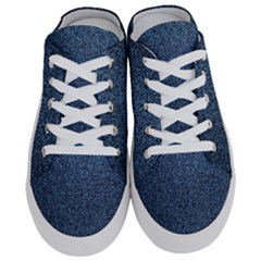 Blue Denim Fabric Half Slippers by kyorashop23