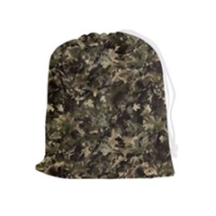 Camouflage Army Survival Uniform Drawstring Pouch (xl) by Posterlux