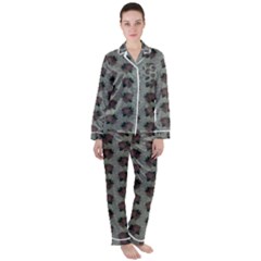 Always Say Goodbye Women s Long Sleeve Satin Pajamas Set	 by GeekLover