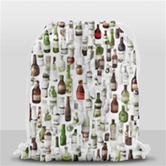 Bottle Chic Print Patterns Drawstring Bag (small) by BellaVistaTshirt02
