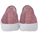 Pink Fabric Texture, Knitted Pink Texture, Kids  Slip On Sneakers View4