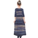 Twilight Serenade Print Kids  Quarter Sleeve Maxi Dress View2