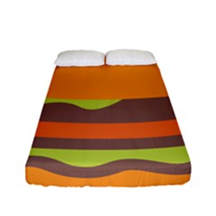 Hamburger Fitted Sheet (full/ Double Size) by anzea