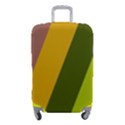 Autmn Stripes Colors Geometric Print Design Luggage Cover (Small) View1