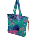 Planet Psychedelic Art Psicodelia Drawstring Tote Bag View1