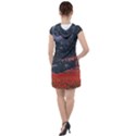 Astrology Surreal Surrealism Trippy Visual Art Drawstring Hooded Dress View2