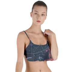 Astrology Surreal Surrealism Trippy Visual Art Layered Top Bikini Top  by Bedest