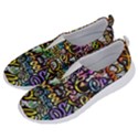 Graffiti Word Seamless Pattern No Lace Lightweight Shoes View2
