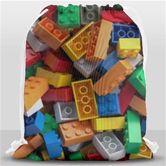 Lego, Toy Block, Colorfulness, Kids Drawstring Bag (large) by kyorashop23