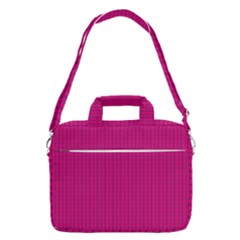Purple Lego Texture Macro, Purple Dots Background Macbook Pro 13  Shoulder Laptop Bag  by kyorashop23