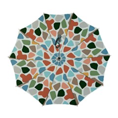 Shapes Seamless Pattern Automatic Folding Umbrella With Case (large) by Safari
