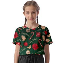 Merry Christmas Kids  Basic T-shirt by kyorashop23