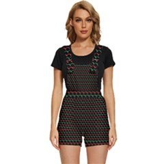 Geometric Abstract Pattern Line Short Overalls by Salmanaz77