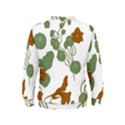 Nasturtium Flowers Plant Leaves Kids  Sweatshirt View2