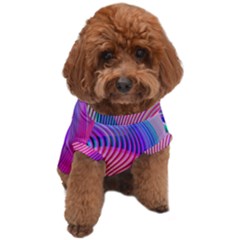 Swirl Twirl Design Pattern Purple Dog T-shirt by Salmanaz77