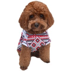 Retro Knitting Patterns Seamless Dog T-shirt by Bedest