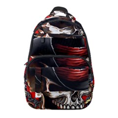 Confederate Flag Usa America United States Csa Civil War Rebel Dixie Military Poster Skull Carry-on Travel Backpack by Ket1n9